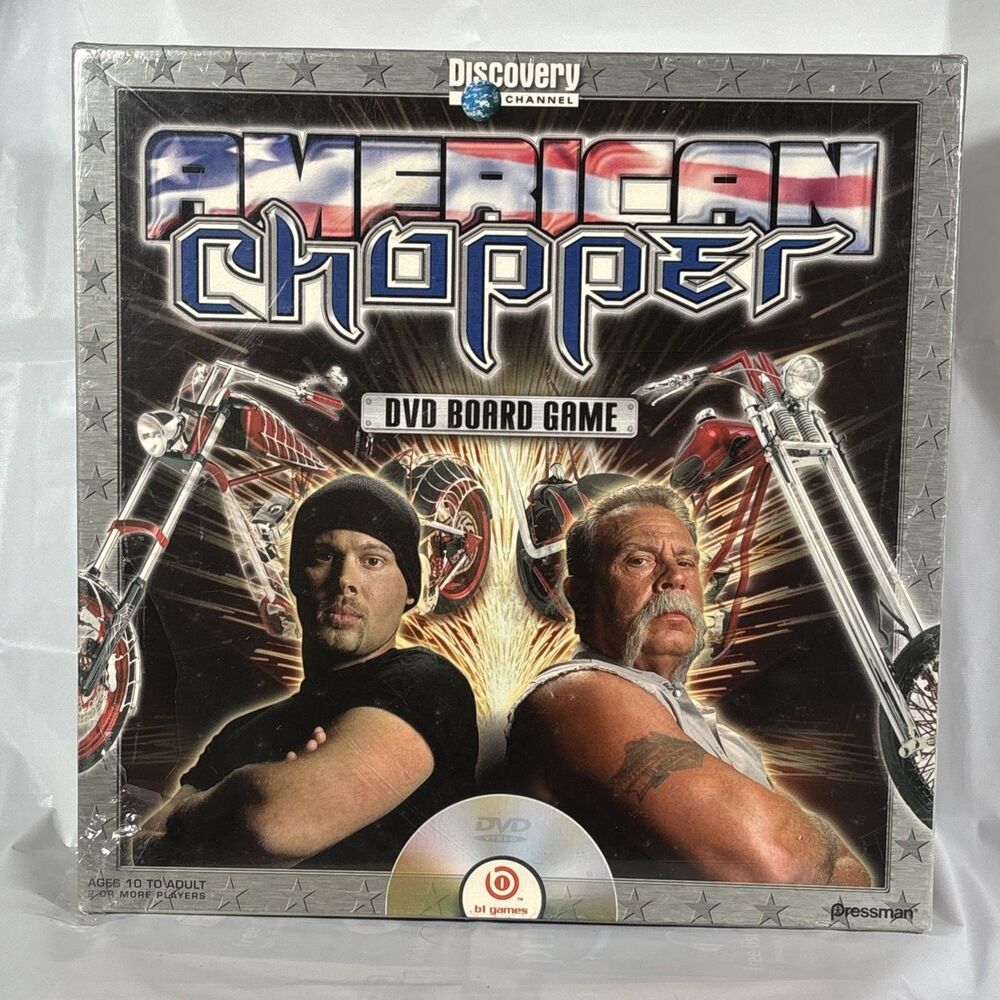 American Chopper Motorcycle DVD Board Game Discovery Channel (2006) NEW / Sealed